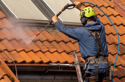 Démoussage et hydrofuge de toiture à Sarrecave
